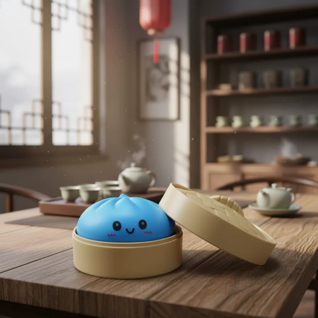 Nuovo Giocattolo Antistress a Forma di Raviolo Gigante 2026 per Gioco Realistico, Sollievo dallo Stress, Regalo Sensoriale in Pasta Modellabile 1 pz