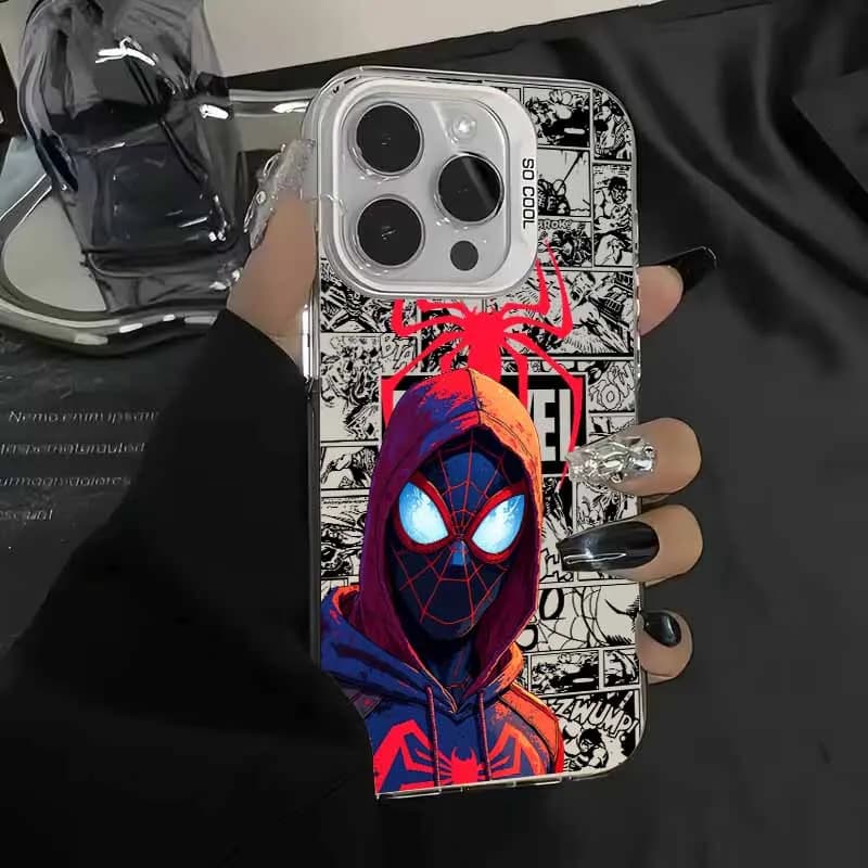 Spiders-man Phone Case For iPhone 17 17e 16e 16 15 14 13 12 11 mini Pro Max X XR XSMAX 8 7 Air Plus Anti Fall Matte Back Cover