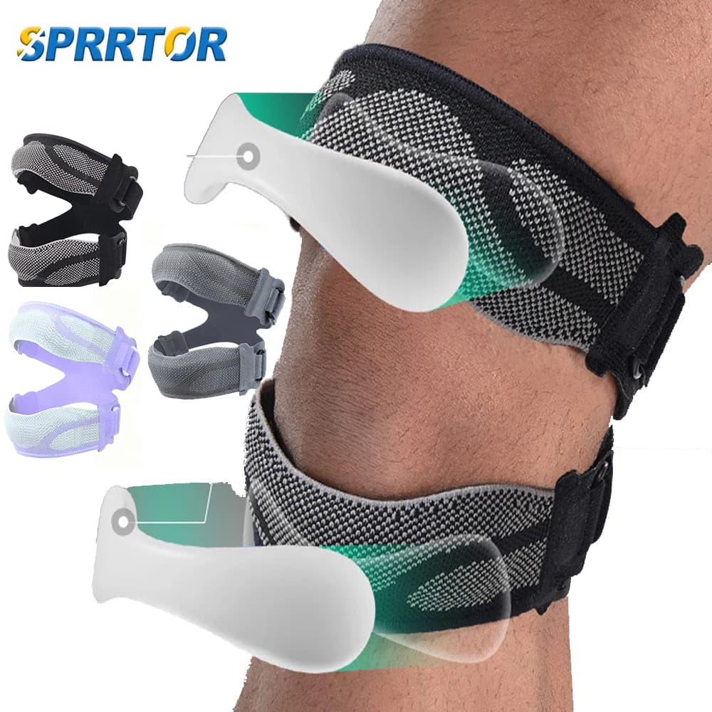 1 Pezzo Supporto Professionale per Rotula, Fascia di Supporto per Tendine Rotulari per Uomini e Donne, Sollievo dal Dolore per Lesioni al Menisco, Artrite, MCL