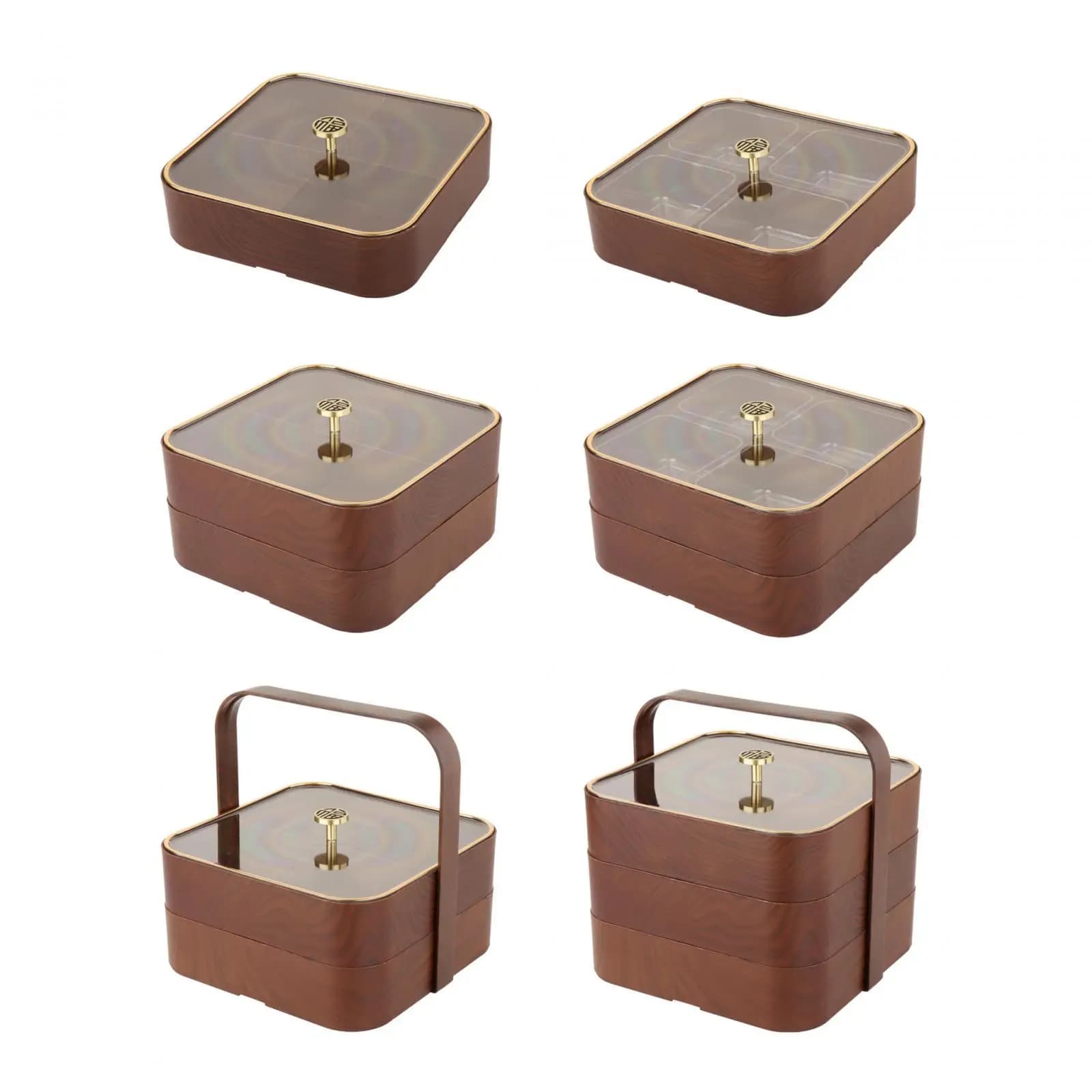 Vassoio per Conservazione Frutta Secca, Piatto per Conservare Frutta Secca, Vassoio per Servire Noci e Caramelle, per Snack, Dolci, Biscotti, Frutta, Noci, Matrimoni