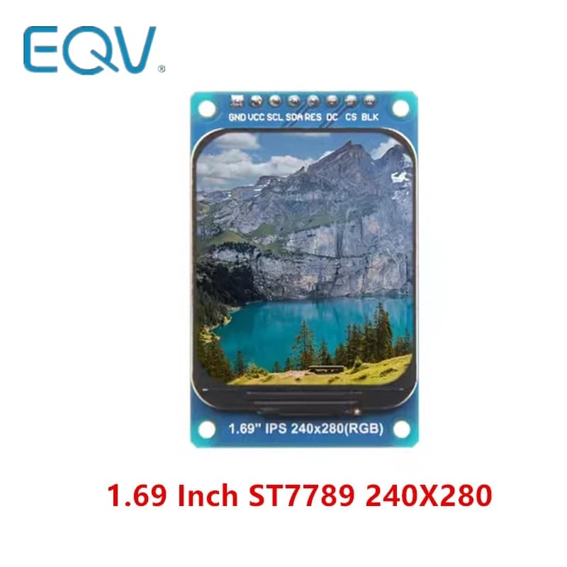 Display module Kleur Tft 1,69 inch 1,69 "HD Ips Lcd Led Scherm 240X280 Spi Interface St7789 Controller for Arduino