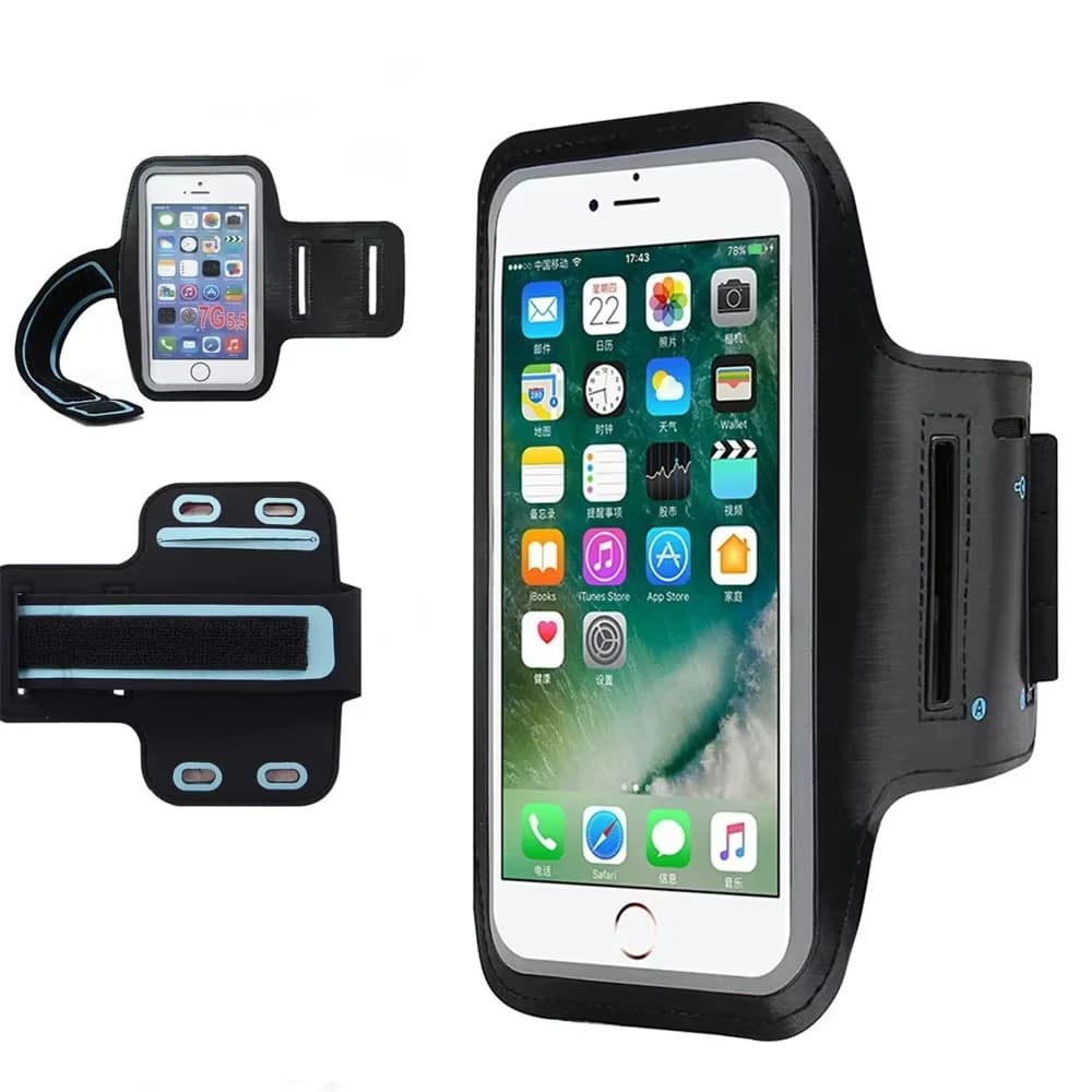 Running Armbands For iPhone 17 16 15 14 13 12 11 Samsung Xiaomi Oppo Huawei Honor Outdoor Sports Arm Band Case Phone Pouch Bags