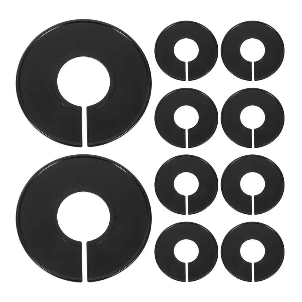10Pcs Round Closet Dividers Plastic Clothing Rack Size Separators Wardrobe Organizers for Hanging Clothes Hanger Size Markers