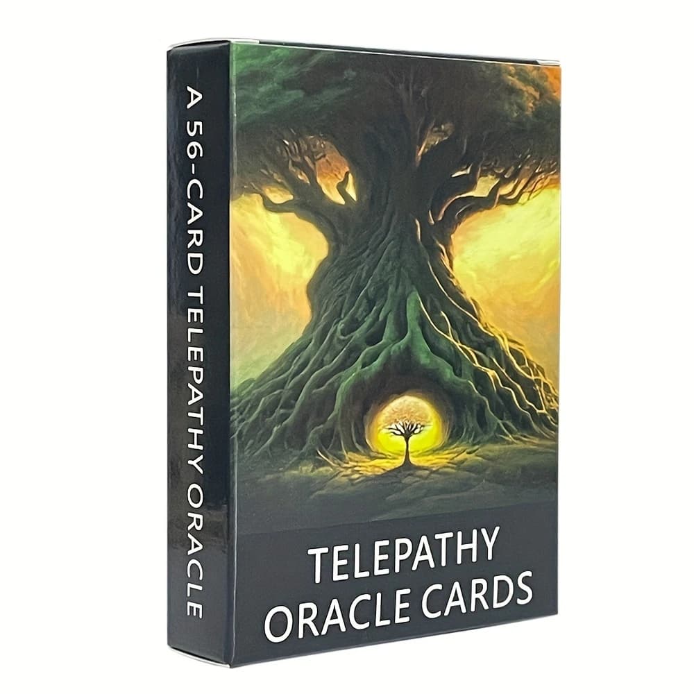 56 carte di telepatia Oracle Cards, per chiarezza e divinazione, con una versione inglese significativa, progettate per la meditazione e lo spiri