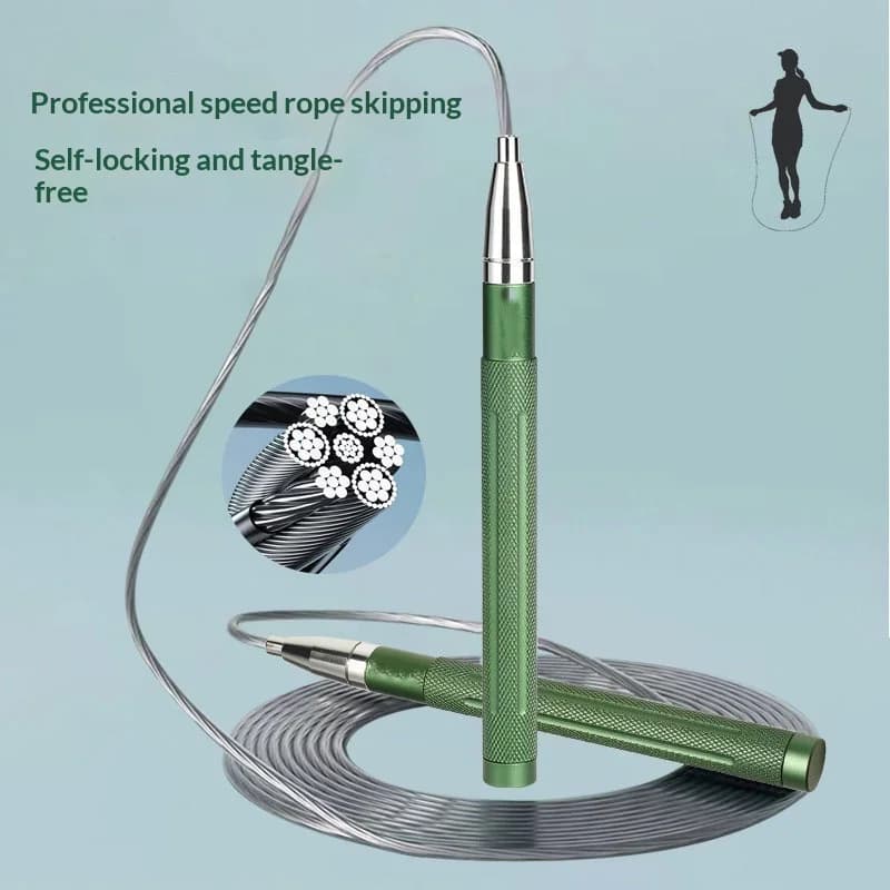 Self-locking Wire Jumping Corda for Weighted Jumping Heavy Duty Boxing Training Equipment Gym equipment for fitness sports at home
