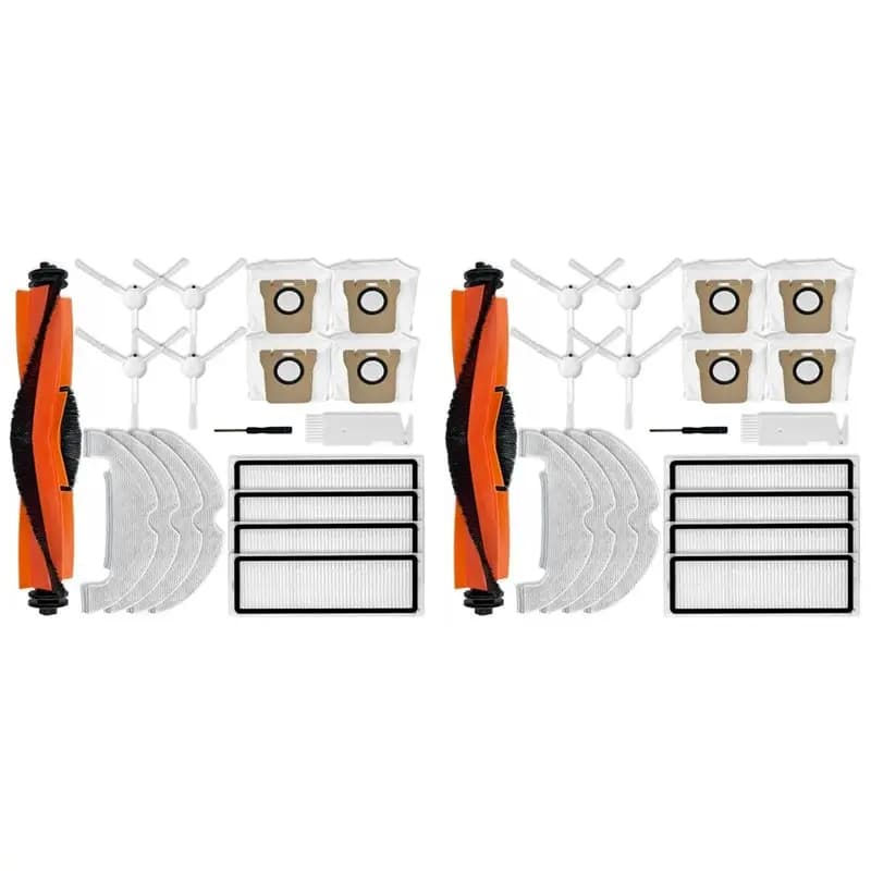 Set ABWZ-2 per Xiaomi Robot Vacuum X10, ricambi e accessori: spazzola principale, spazzola laterale, filtro HEPA, panno lavapavimenti, sacchetti per la polvere