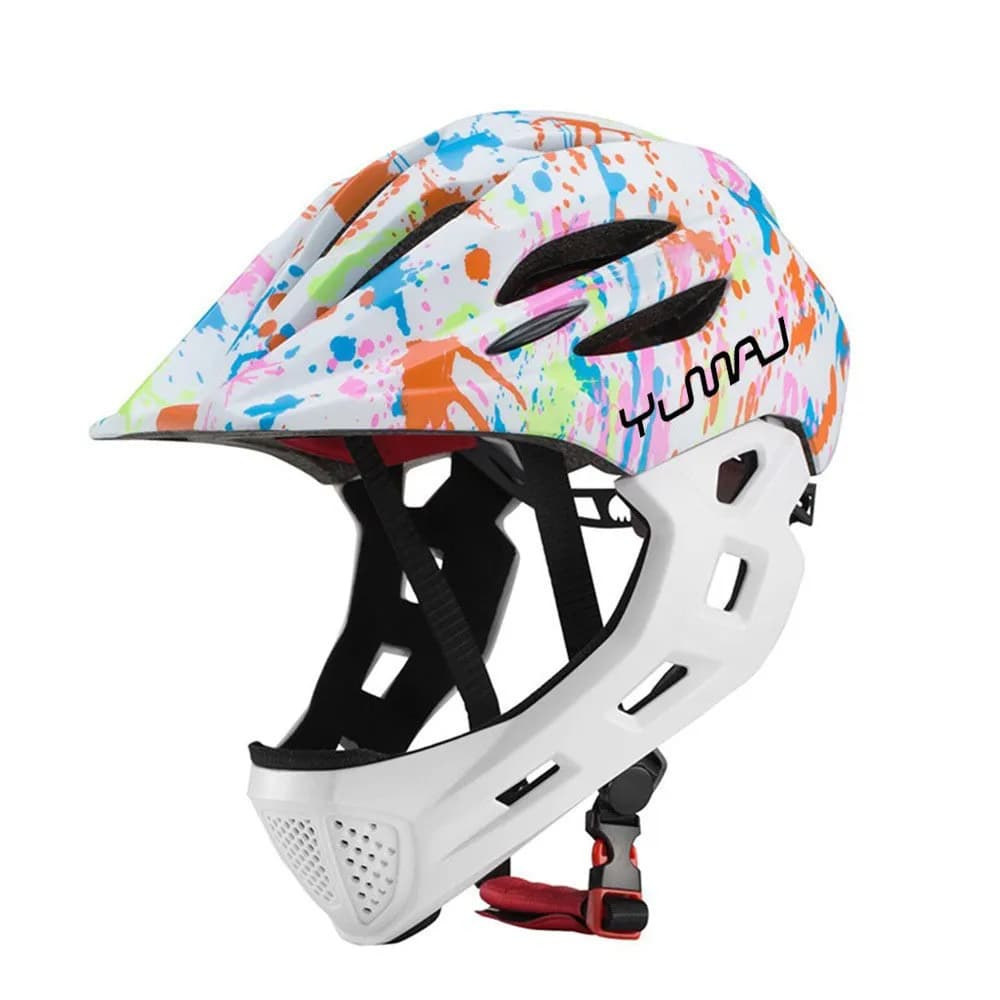 Integrated Children's LED Helmet, for MTB and Off Road Cycling, Suitable for Children from 3 to 10 Years