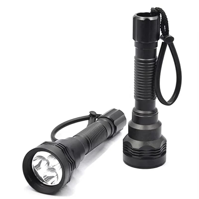 26650 Battery Power Professional Grotto Snorkeling Diving Flashlight Scuba 3 Diode Light Emitter Underwater Flashlight