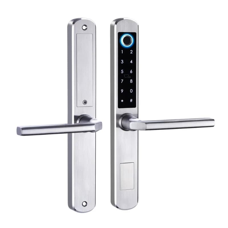 Sblocco APP mobile Serratura Smart Wifi Ponte rotto Password per impronte digitali in alluminio Serratura antifurto per porta domestica
