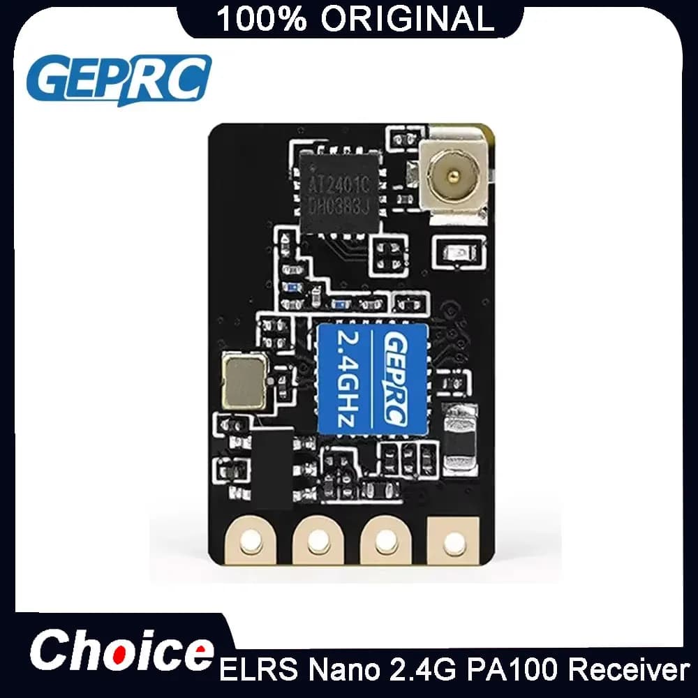 GEPRC ELRS Nano PA100 Receiver 2.4G ExpressLRS 100mW Accessory Parts Quadcopter FPV Freestyle RC Racing Drone