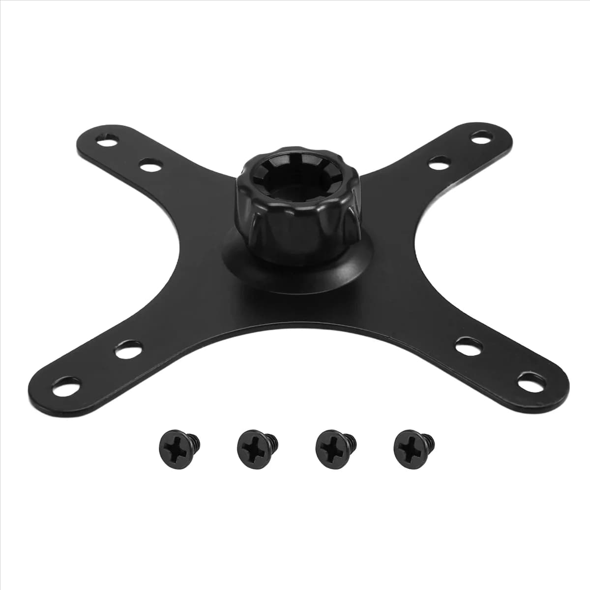Trendy! Portable Monitor Mounting Adapter Bracket Plate, 17mm Ball Head to 100x100mm 75x75mm, Wall Mount Arm Mount Universal