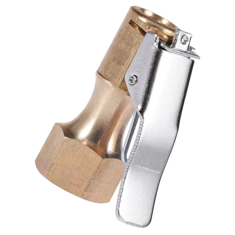 Pompa Gonfiagomme con Attacco Rapido per Compressore d'Aria, per Auto, Camion, Moto, Portatile, Resistente, Liscio e Efficiente