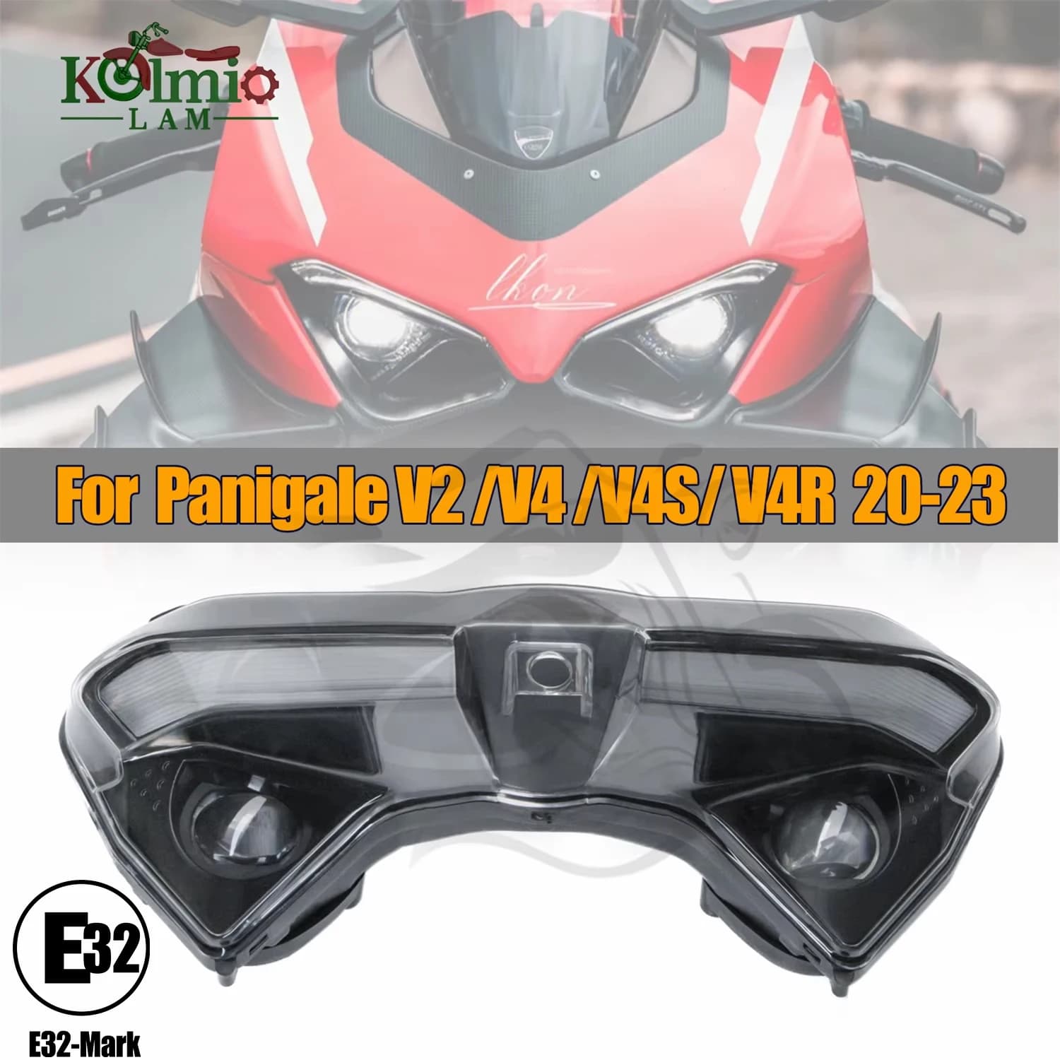 E-marked Measuring 2020 - 2024 DUCATI Panigale V2 V4S V4S V4R Led Light 955 1100 1000 V4SP 2021 2022 Light