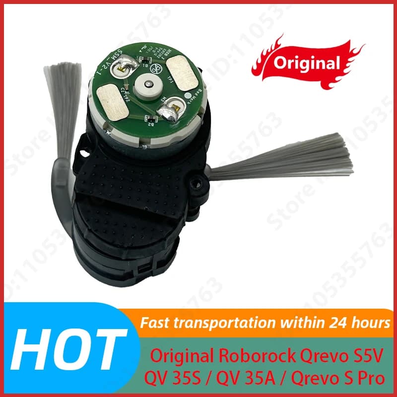 Original Roborock Qrevo S5V / QV 35S / QV 35A / Qrevo S Pro Side Brush Gearbox Spare Part Repair Side Brush Motor Accessories