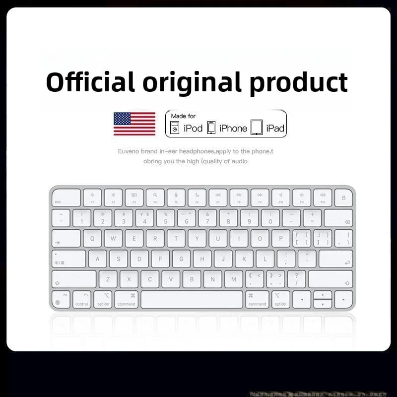 The new keyboard is suitable for Apple Mac tablet set, Huawei universal Bluetooth silent wireless computer is light and thin.