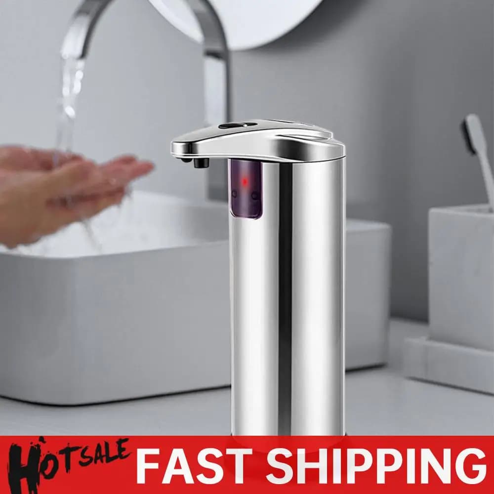 Dispenser automatico di sapone Dispenser di sapone liquido per le mani senza contatto Dispenser di sapone per piatti Dispenser di sapone elettrico per cucina Bagno