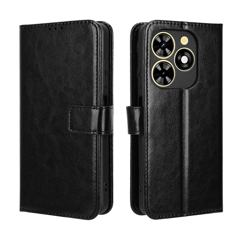 Per Tecno Spark 20 20C Custodia di lusso Flip Portafoglio in pelle PU Cordino Stand Custodia antiurto per Tecno Spark 20 Pro 4G 5G Borse per telefono