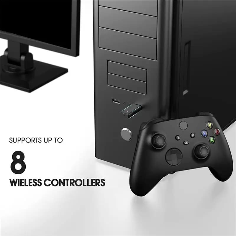 T81C! Adattatore di Gioco Wireless per Controller Xbox One e Xbox Series X, Compatibile con Windows 7/8/8.1/10/11, Accessori per Videogiochi