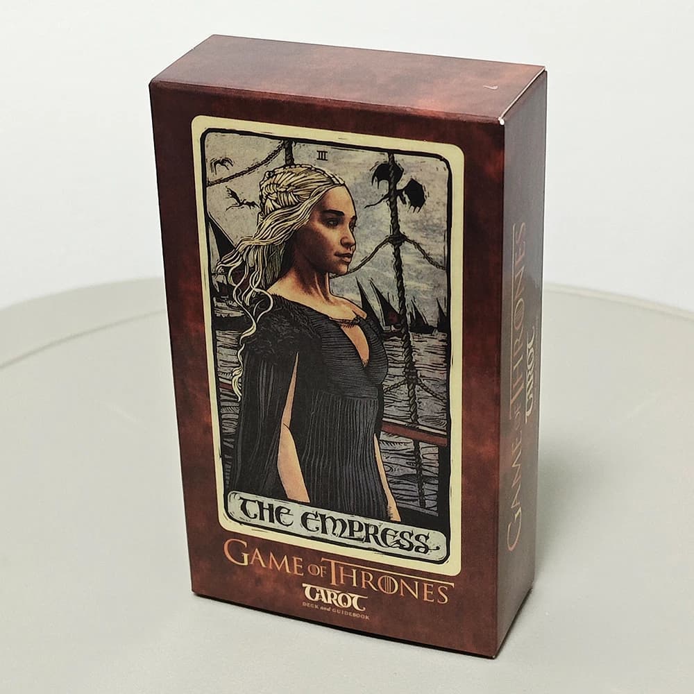 Mazzo di tarocchi GOT Game of Thrones da 10,3 x 6 cm, 78 carte splendidamente illustrate