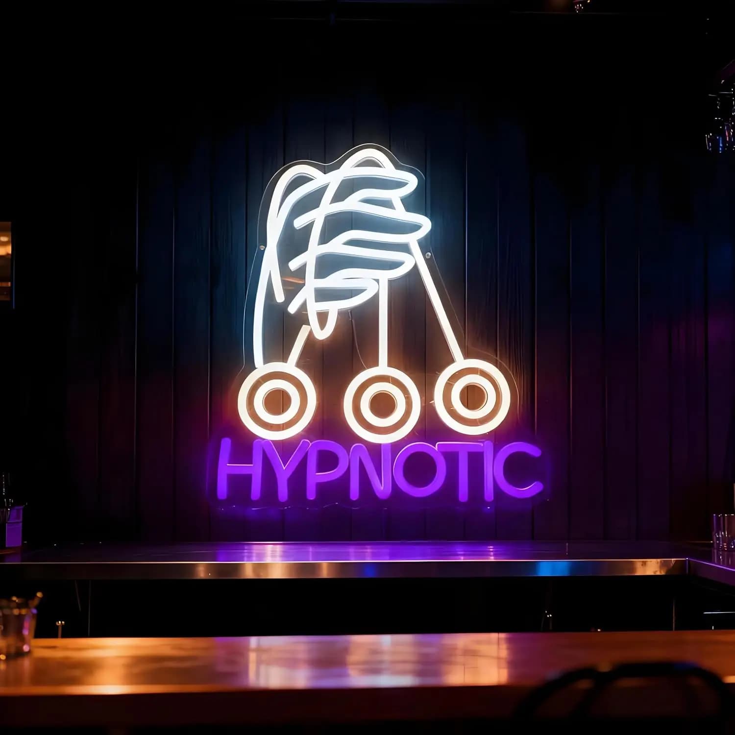 Hypnosis Pendulum Hand Graphic LED Neon Sign USB Wall Light Bar Lounge Club Party Mystic Aesthetic Atmosphere Decor Gift