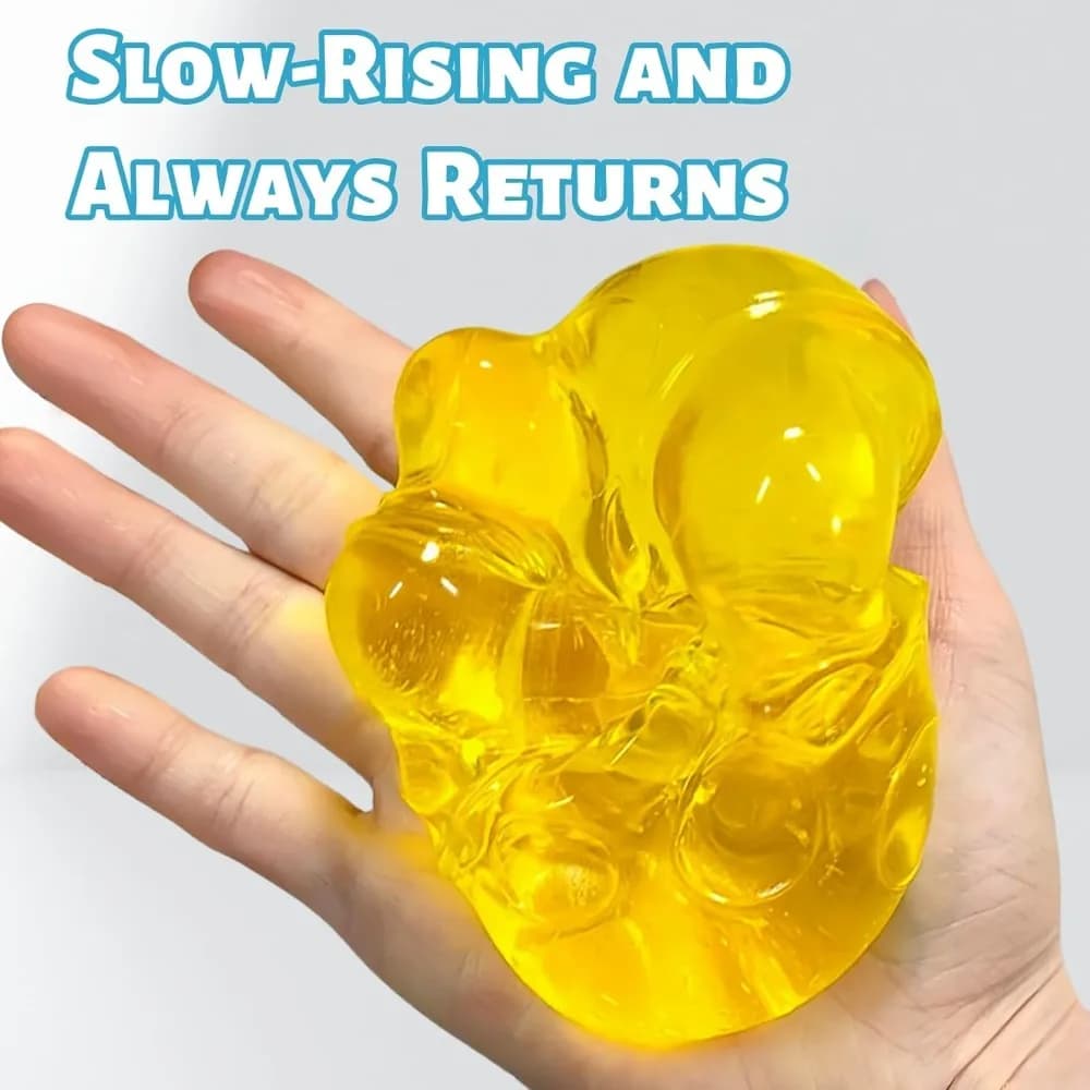 Honey Cheese Squishy Stress Ball Slow Rising Squeeze Sensory Fidget Toy Stress Relief Decompression Gift For Kids Adults Birthday Classroom Party Favor