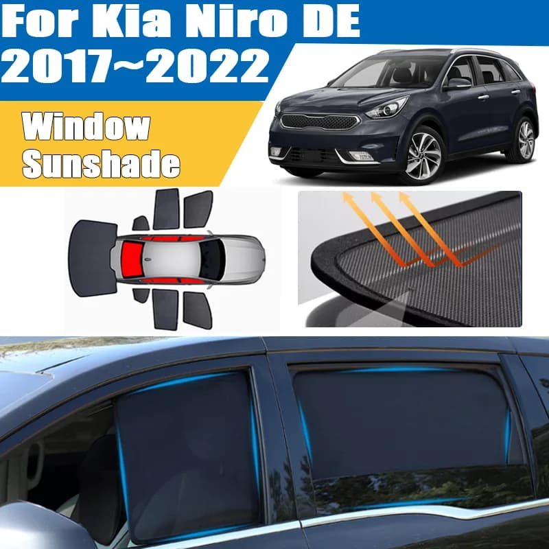 Accessori per Kia Niro DE 2017~2022 MK1, Parasole per Parabrezza, Rete Isolante Termica, Protezione UV, Tendina Auto