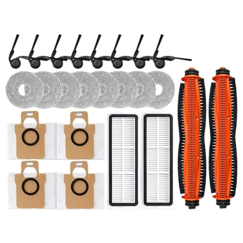 Accessori N98R per Xiaomi Robot Vacuum 5 PRO/OV21CN: Spazzola Principale, Spazzola Laterale, Panno, Filtro HEPA, Sacchetto Raccoglipolvere, Parti di Ricambio