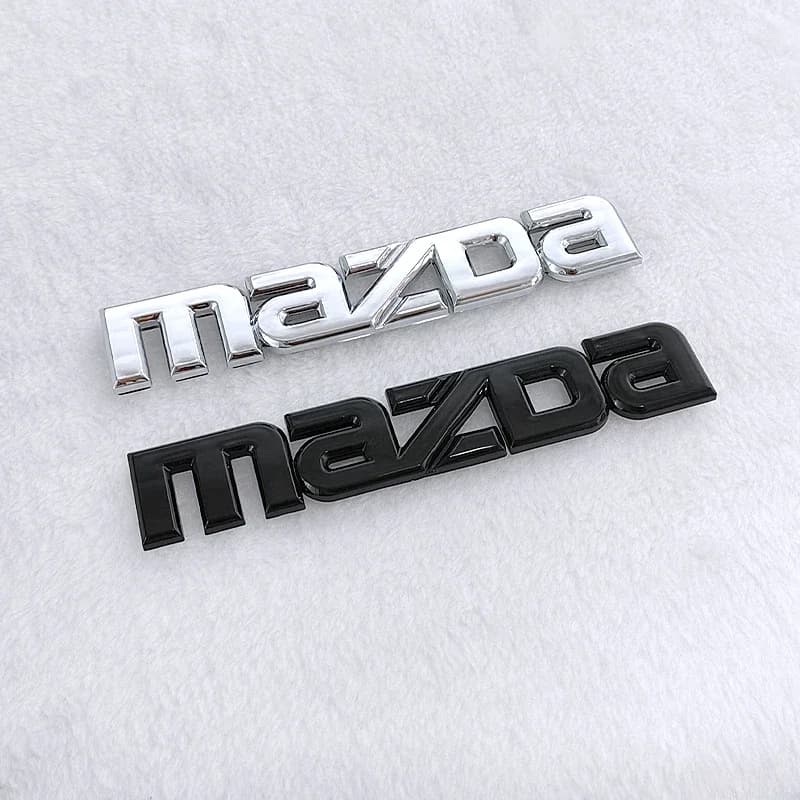 ABS Auto Anteriore Posteriore Emblema 3D Adesivi Decalcomanie per Mazda CX3 CX5 MX3 CX4 CX9 CX7 RX8 Atenza Axela Protege Tronco Badge Decorazione