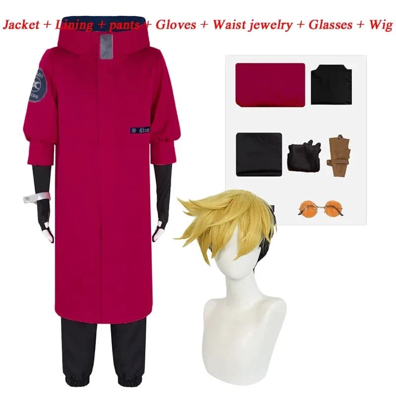 NewAnime Vash Il Costume Trigun Stampede Costumi Cosplay Uomini Uniforme Parrucca Vestito Vestiti Del Partito di Halloween per YY59552025