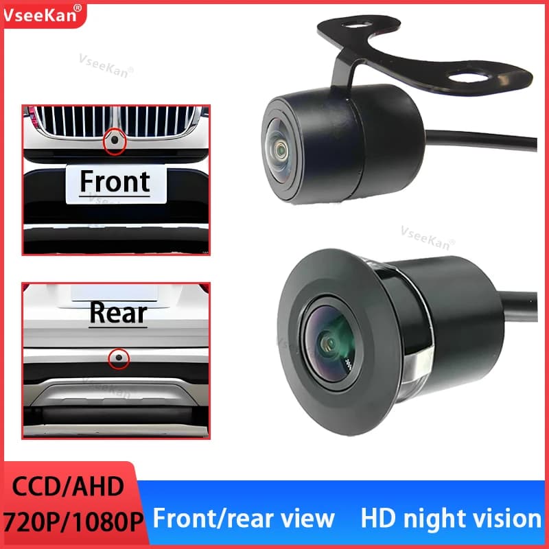 Telecamera per retromarcia per auto Visione notturna grandangolare Full HD per retromarcia Monitor per parcheggio automatico Telecamera di backup impermeabile AHD720P