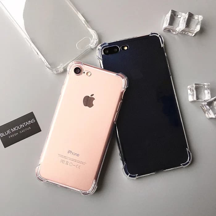 Custodia Trasparente in TPU Morbido per iPhone SE SE2 5 5s 6 7 8 Plus X XR XS 11 Pro Max, Antiurto e Anticaduta