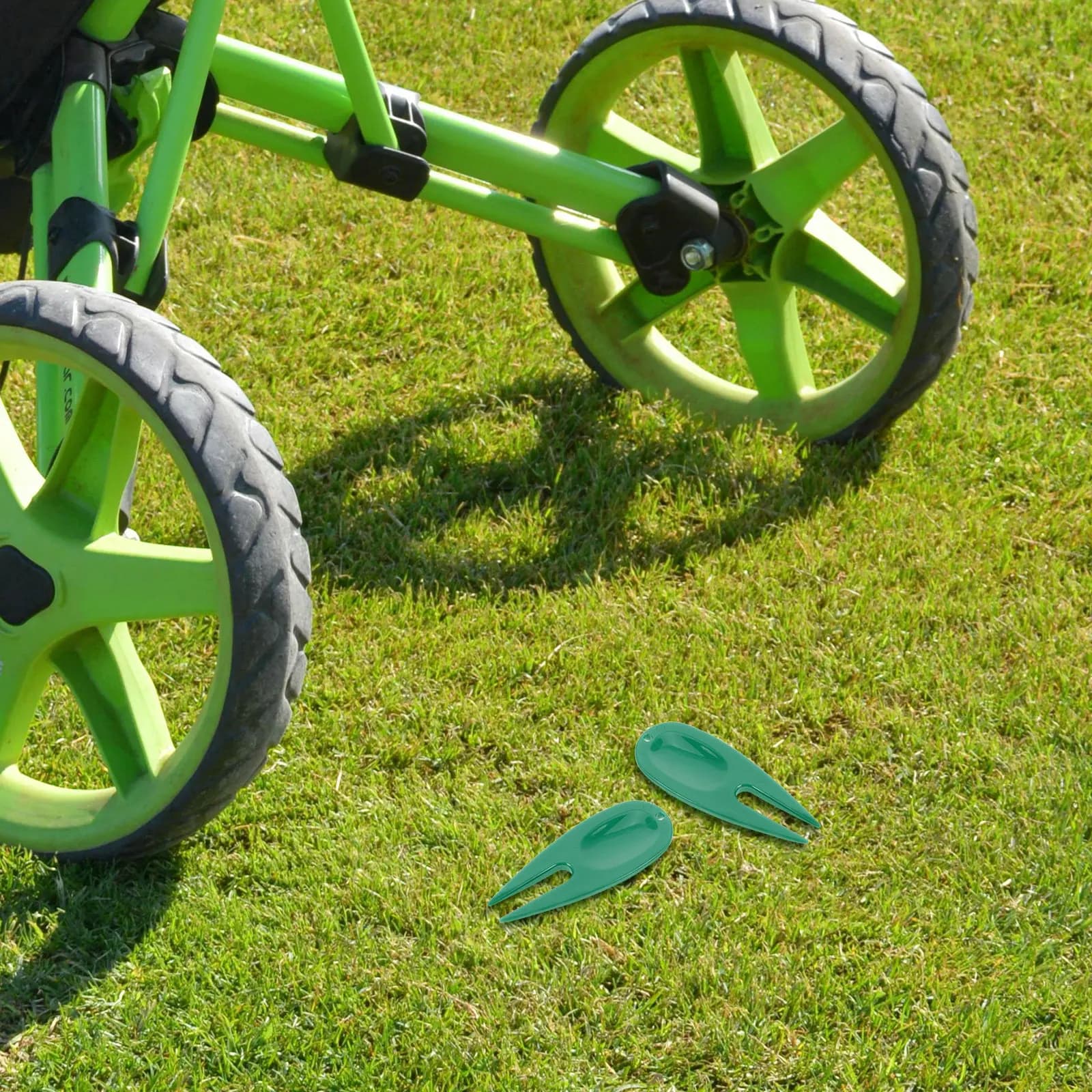 Set di 5 Forche per Riparazione Divot da Golf, Marcatore di Palline Portatile in Plastica, Accessori per Golf, Strumento per Riparazione del Prato per Campi da Golf