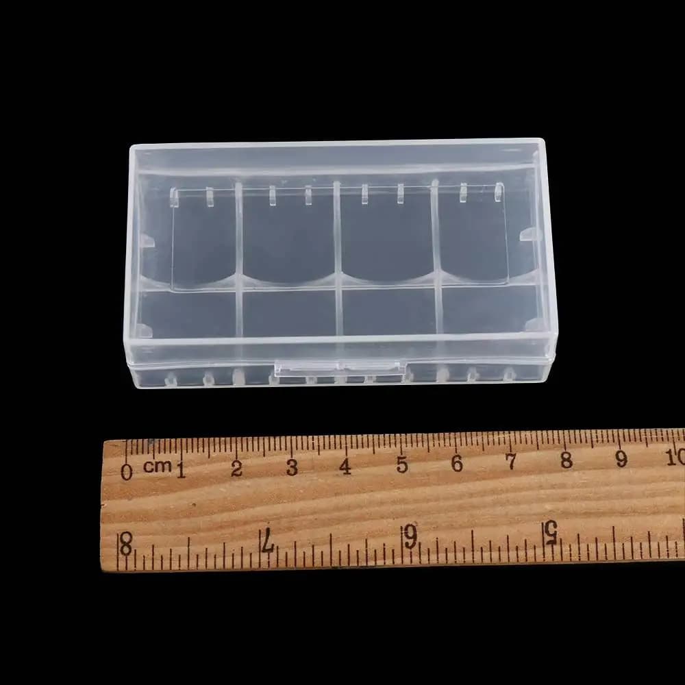 Storage Box Plastic 2X18650 Battery Power Bank Cases Battery Holder Batteries Container Battery Box Battery Storage Boxes