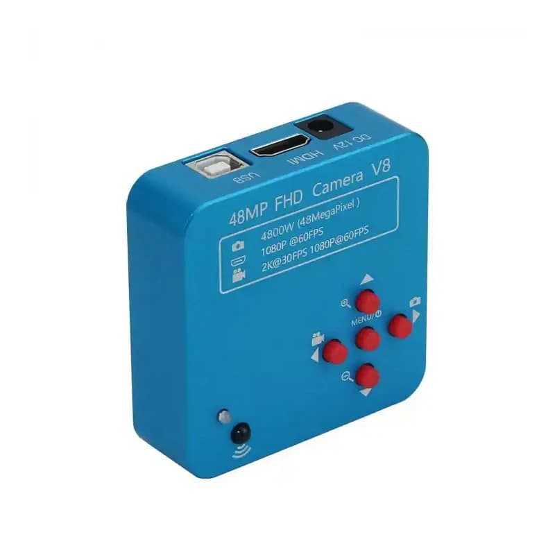 Mini fotocamera per microscopio FHD da 48 MP con 60 FPS e touch screen LCD LED da 1 pezzo USB Touch OEM ODM Microscopio industriale 1 pezzo