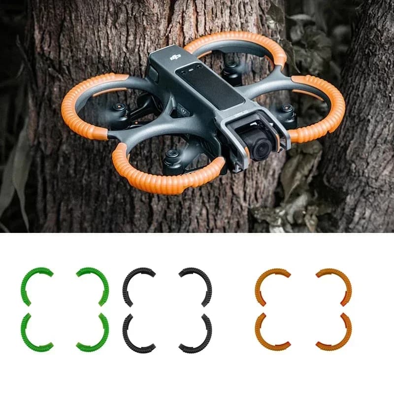 Propeller Blade Bumper Rings Fluorescence Protective Cover Flight Blade Protection For DJI AVATA 2 Drone Accessories