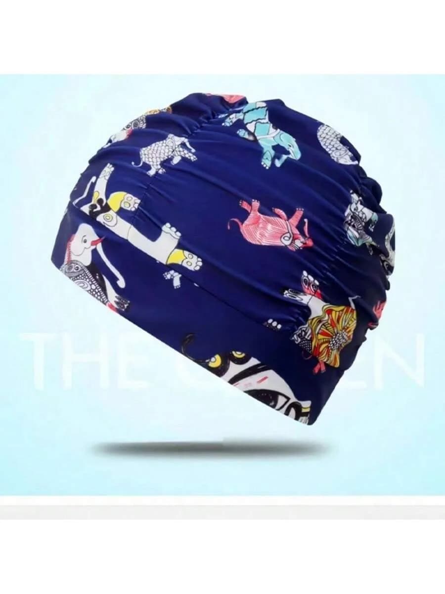 Women's Long Hair Swimwear South Korea Fashion Comfortable Fabric Swimming Head for Adult Ear Protection Sw