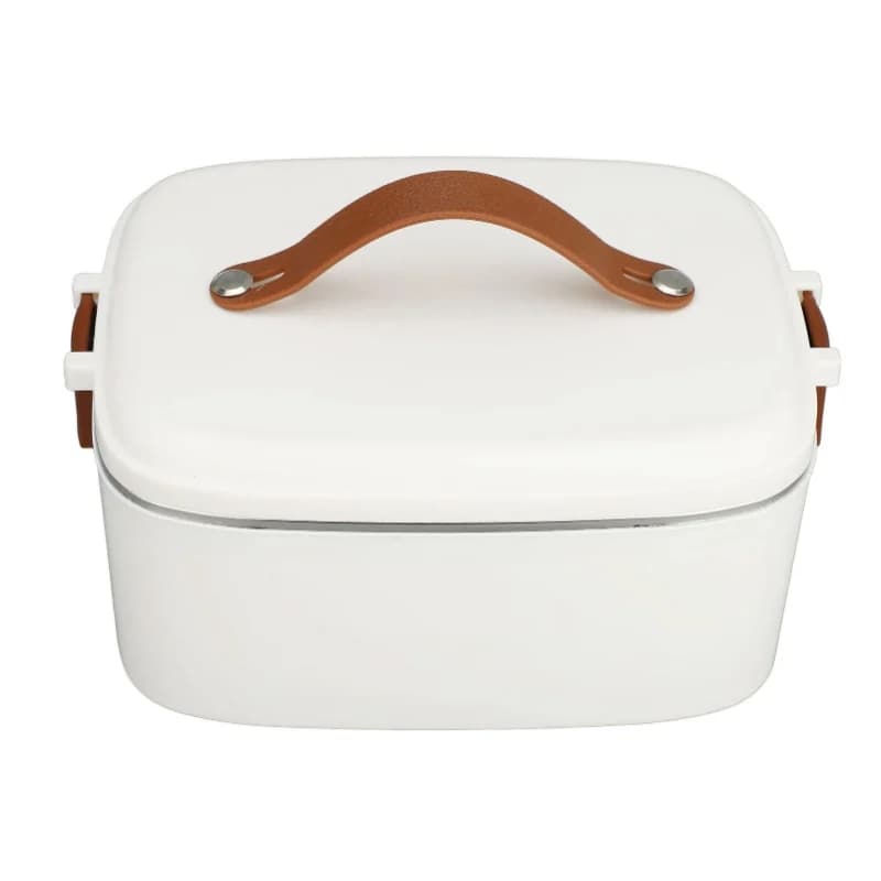 Heated Lunch Box 1.8L 2 In 1 Stainless Steel Interior Portable Sealed Electric Lunch Box For Car Office