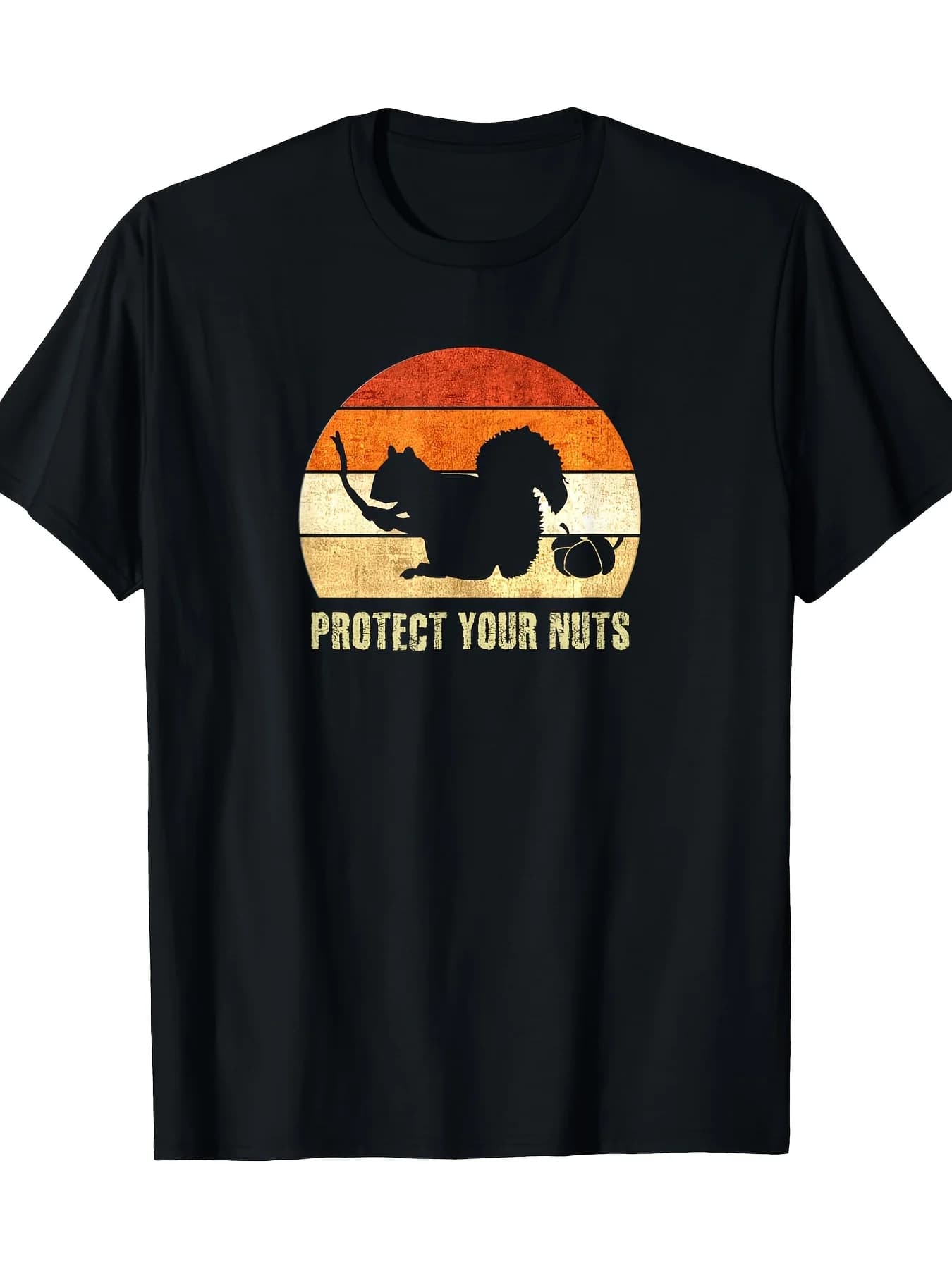 Fun Squirrel-Themed T-Shirt "Watch Out for Your Nuts" with Forest Squirrel Print
