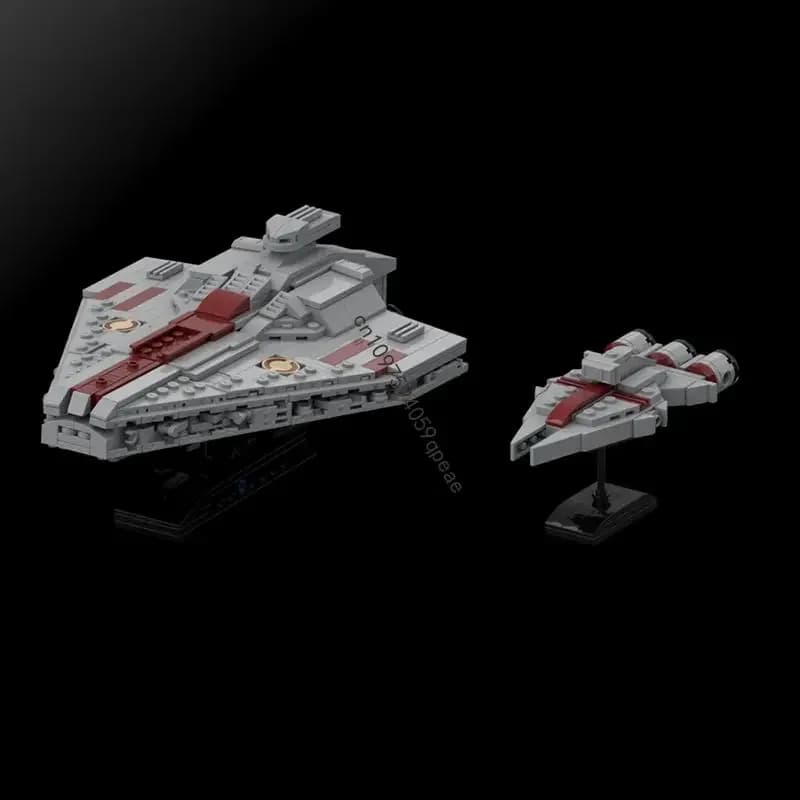 Nuovo 538 Pz Famoso Star Battle Movie Moc Acclamator Modello di nave d'assalto Fai da te Idee creative Giocattolo per bambini Regali di compleanno Puzzle personalizzati