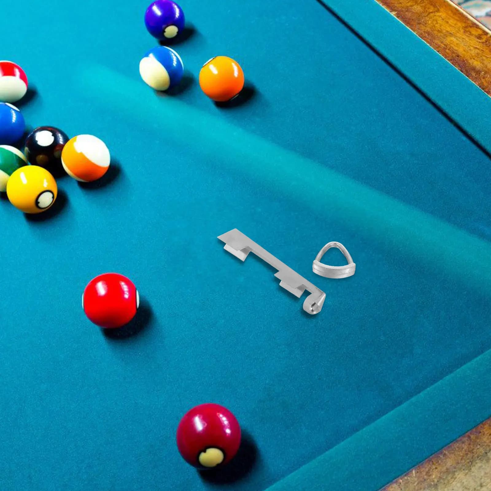 Morsetto in alluminio per riparazione puntali stecca da biliardo, strumento di sostituzione puntali, accessori per biliardo, attrezzo per riparazione club di snooker