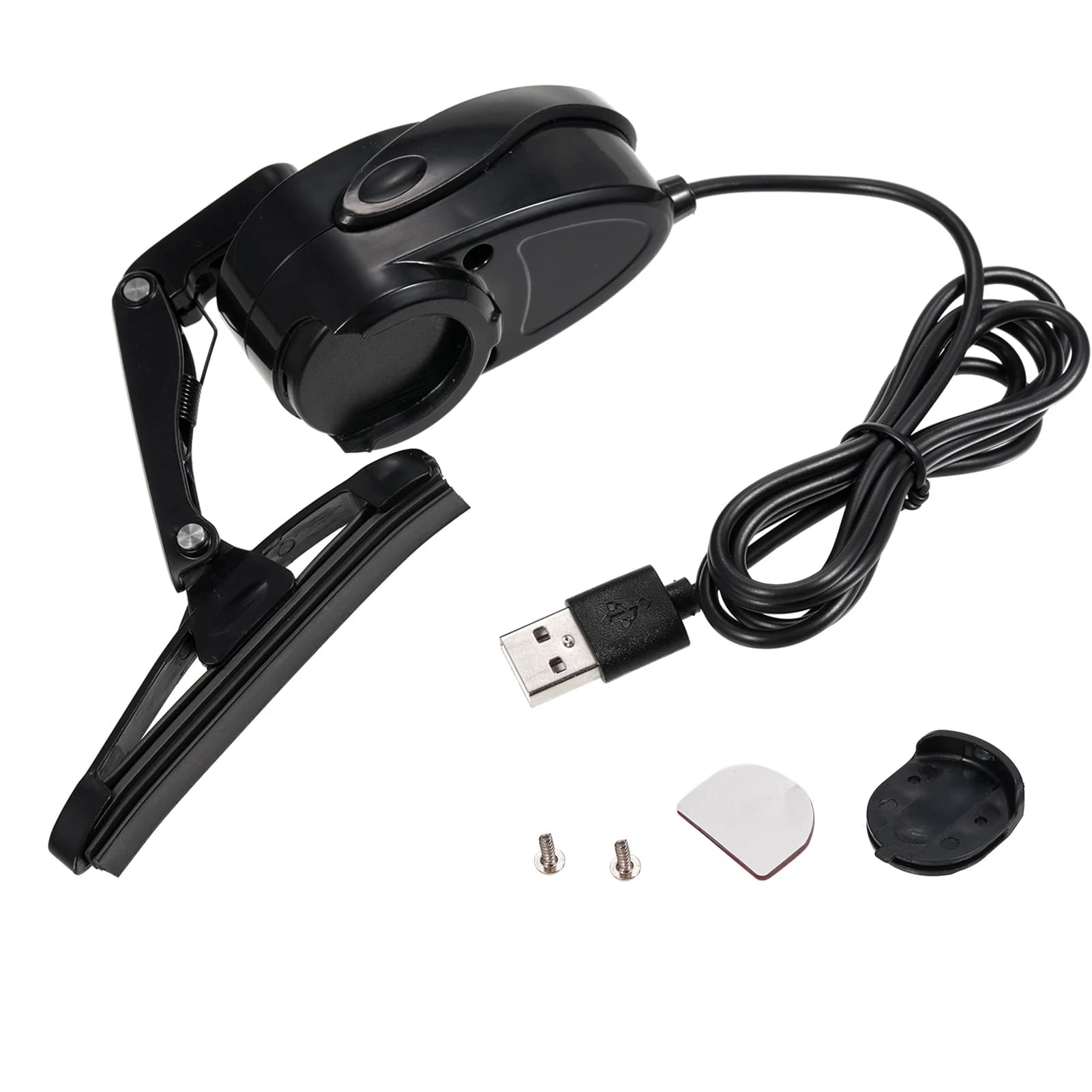 Tergicristallo Elettrico per Casco Moto, Impermeabile 2W, USB Plug-in, Mini Tergicristallo Elettrico per Casco Moto