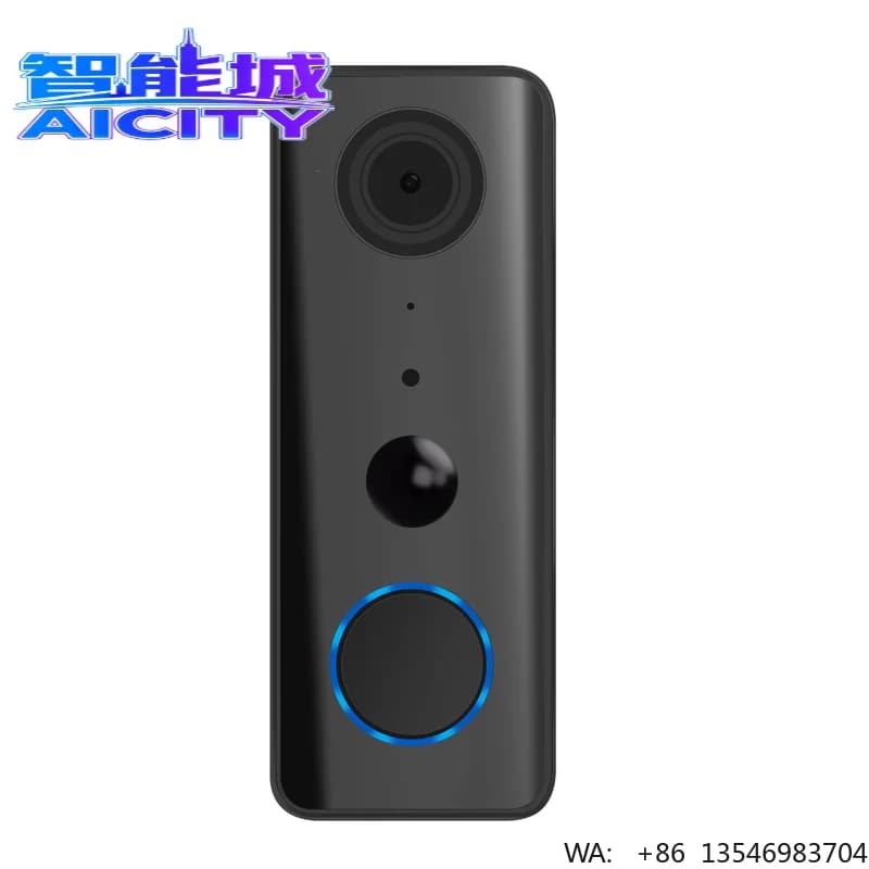 Videocitofono Intelligente Tuya 2025 con Visione Notturna a Infrarossi 1080P, Rilevamento PIR, Impermeabile IP65, Campo Visivo 135 Gradi, Comunicazione Bidirezionale
