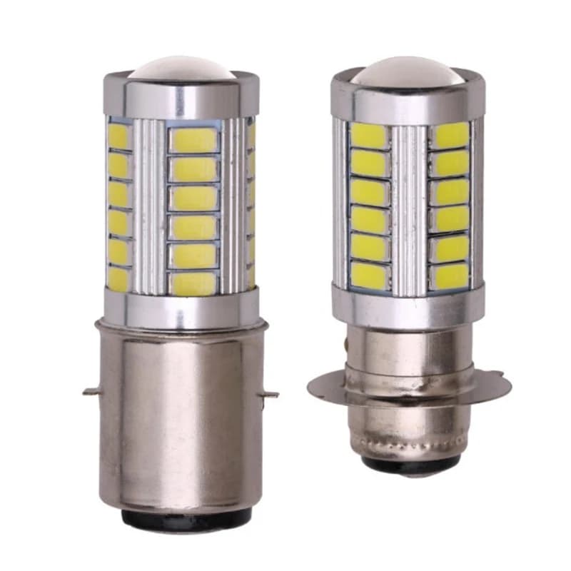 1 PX15D BA20D LED Light for Auto and Moto, Fendinebbia Light with 33 SMD, Front Lamp for Motorcycles