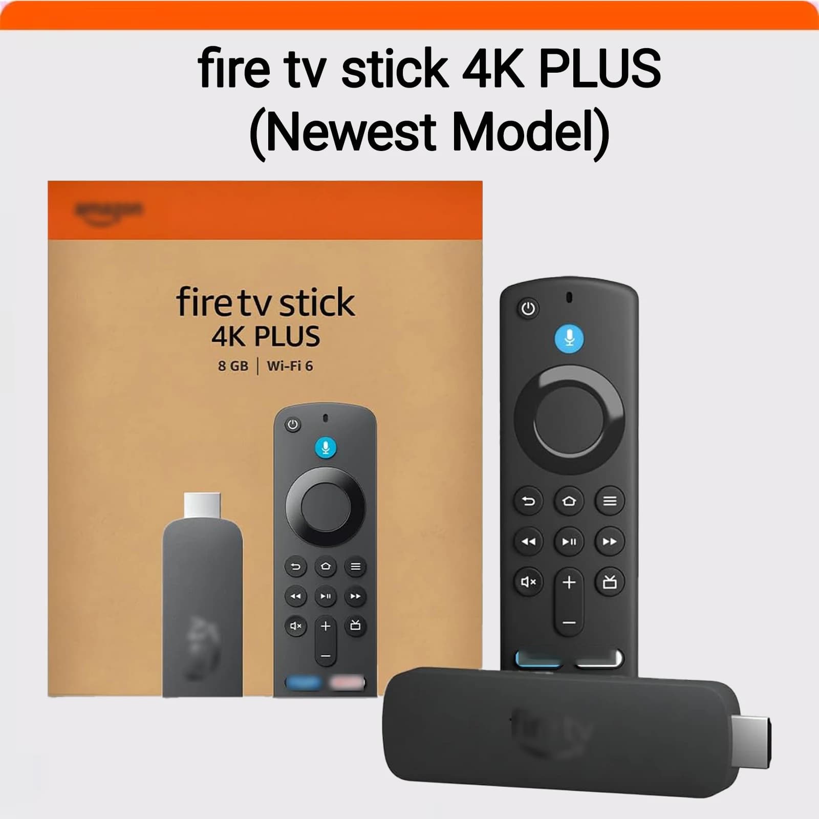 Amazon Fire TV Stick 4K SELECT Originale, Android TV, Box TV Smart Netflix, Telecomando Vocale Alexa, Supporto Multilingue, Portatile
