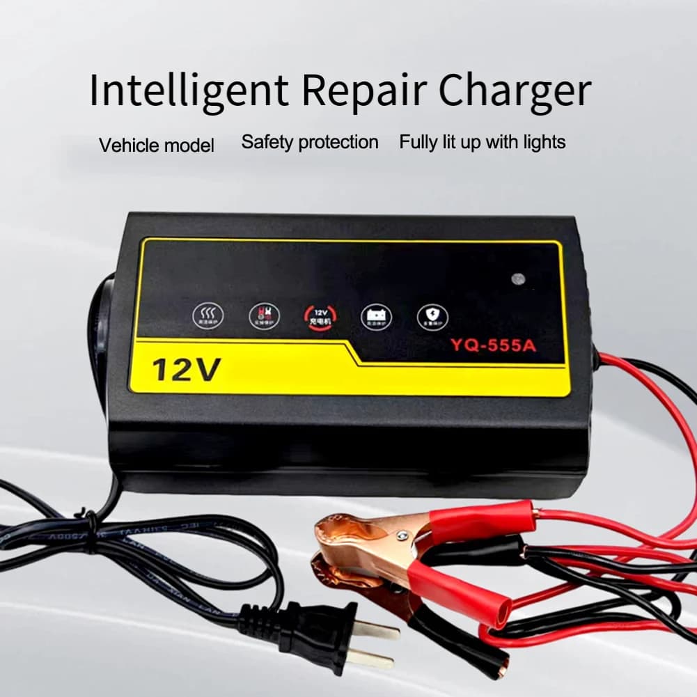 Caricabatterie per Moto e Auto 12 Volt 6 Ampere con Trasformatore ad Alta Frequenza e Protezioni di Sicurezza Complete