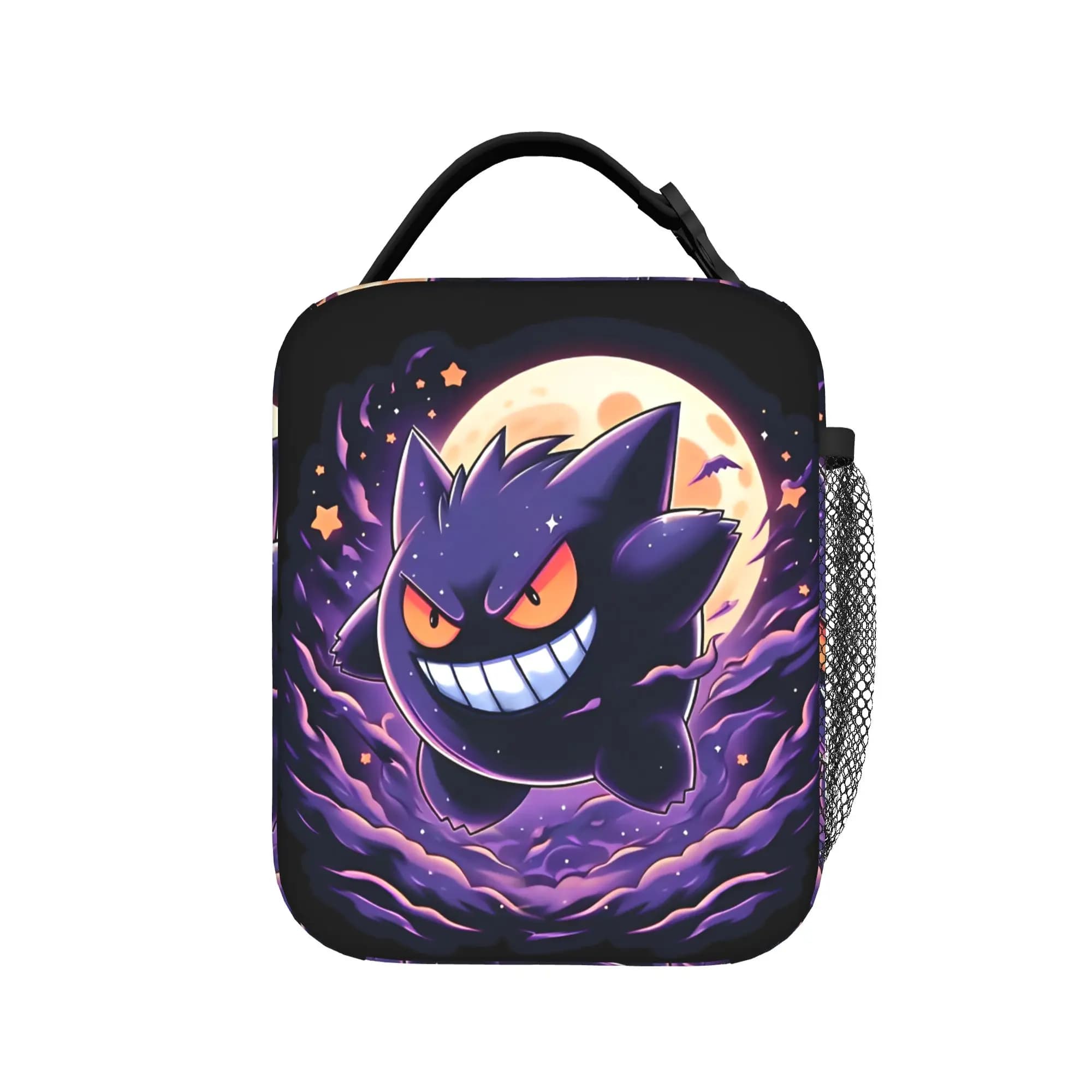 Borsa termica per il pranzo Gengar Night with Stars, contenitore per il pranzo Pokemon, borsa termica, borsa per il pranzo, borsa per la scuola, borsa per il picnic, borsa per il cibo