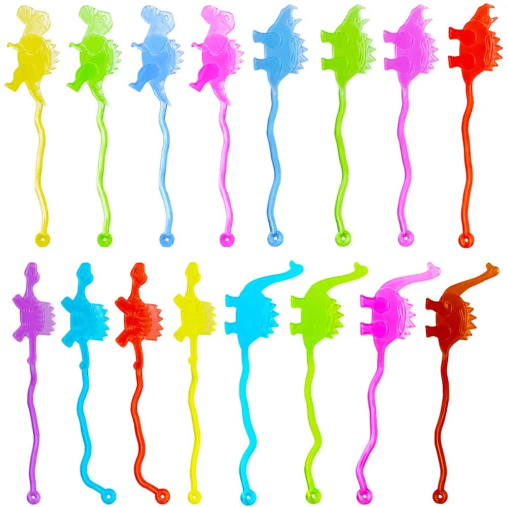 10-100 pezzi TPR elastico appiccicoso dinosauro gioco bambini festa di compleanno regalo asilo scuola celebrazione sacchetto regalo regali di carnevale