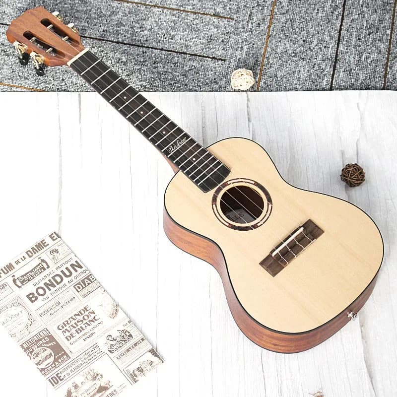 23 pollici concerto ukulele mogano 4 corde chitarra hawaiana tastiera in palissandro e strumento musicale a ponte per gli amanti della musica regalo