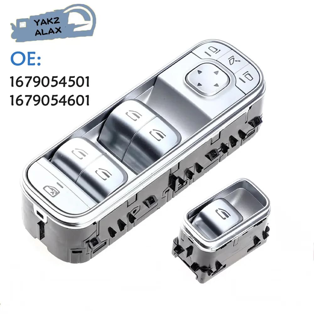 Muslimah 1679054501 pulsante di sollevamento dell'interruttore di controllo dell'alzacristallo elettrico per Mercedes Benz GLS GLE W167 2019 2020 2021 1679054601
