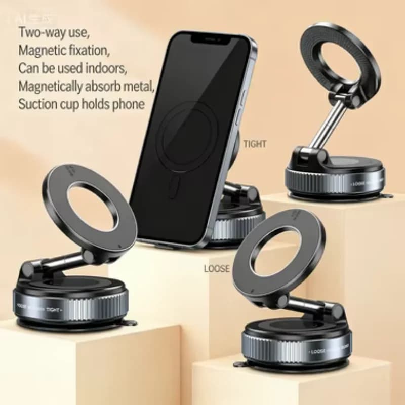 Nuovo 360 ° Supporto Magnetico Rotante per Telefono da Auto, Pieghevole, per Navigazione e Utilizzo Multiuso